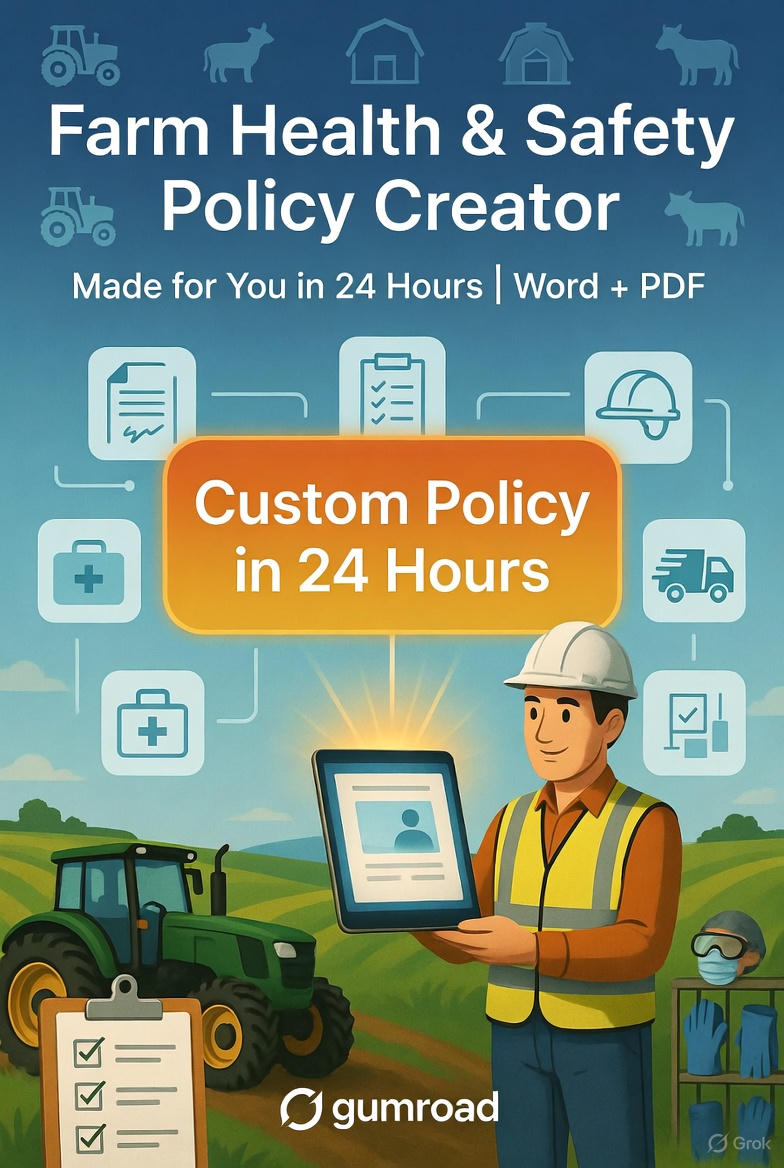 Farm Health and Safety Policy Creator
